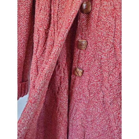 Far Away From Close Anthropologie Cable Knit Duster Sweater Cardigan, Medium - Picture 7 of 13
